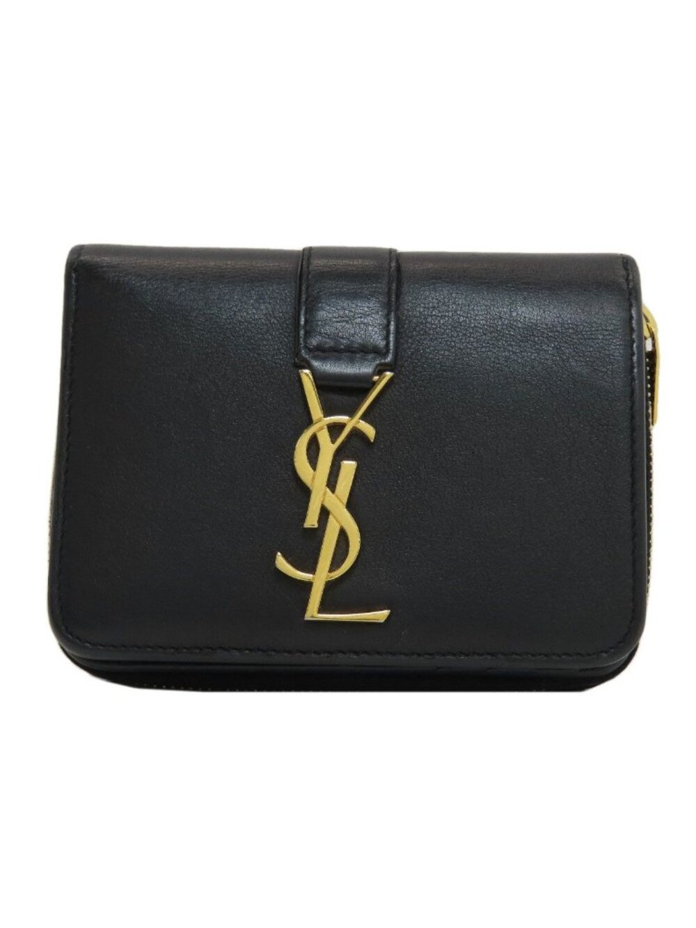 Saint Laurent Cassandra Bifold Wallet Calfskin